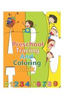 Preschool Tracing and Coloring Book