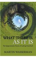 What There Is, as It Is: The Epigrammatic Poems of Ludwig Feuerbach