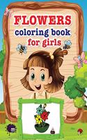 Flowers coloring book