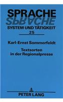 Textsorten in Der Regionalpresse