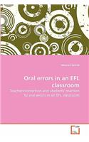 Oral errors in an EFL classroom