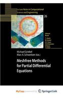 Meshfree Methods for Partial Differential Equations
