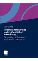 Investitionsrechnung in Der Öffentlichen Verwaltung