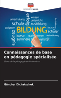 Connaissances de base en pédagogie spécialisée