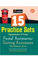 15 Practice Sets - Department Of Posts Postal Assistants/Sorting Assistants Recruitment Exam
