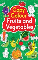 Copy Colour Fruits and Vegetables