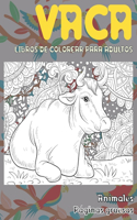 Libros de colorear para adultos - Páginas gruesas - Animales - Vaca