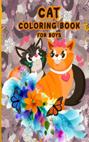Cat Coloring Book For Boys