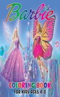 Barbie Coloring Book for Kids Ages 4-8