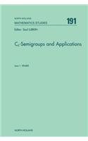 Co-Semigroups and Applications: (191 North-Holland Mathematics Studies)