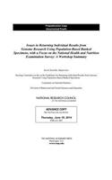 Issues in Returning Individual Results from Genome Research Using Population-Based Banked Specimens, with a Focus on the National Health and Nutrition Examination Survey