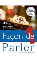 Facon de Parler 1 Coursebook 4th Edition: French for Beginners