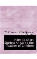 Index to Short Stories