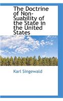 The Doctrine of Non-Suability of the State in the United States