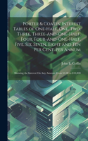 Porter & Coates' Interest Tables of One-Half, One, Two, Three, Three-And-One-Half, Four, Four-And-One-Half, Five, Six, Seven, Eight and Ten Per Cent. Per Annum