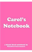 Carol's Notebook