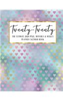 Twenty - Twenty The Ultimate 2020 Pixel Monthly & Weekly Planner Calendar Book