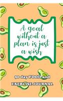 90 Day Food and Exercise Journal