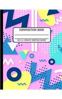 Composition Book Cursive Writing Paper