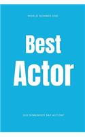 World Number One Best Actor Journal