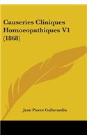 Causeries Cliniques Homoeopathiques V1 (1868)