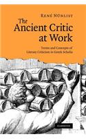 Ancient Critic at Work