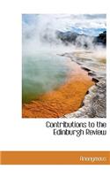 Contributions to the Edinburgh Review