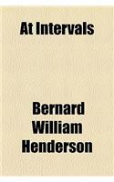 At Intervals