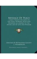 Message Of Peace