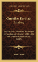 Chroniken Der Stadt Bamberg