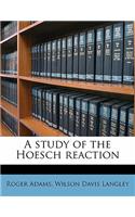 A Study of the Hoesch Reaction