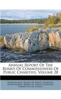 Annual Report of the Board of Commissioners of Public Charities, Volume 28
