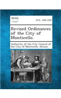 Revised Ordinances of the City of Monticello.