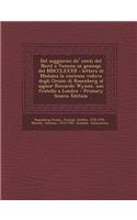 del Soggiorno de' Conti del Nord a Venezia in Gennajo del MDCCLXXXII