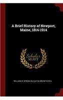 A Brief History of Newport, Maine, 1814-1914