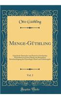 Menge-Guthling, Vol. 2