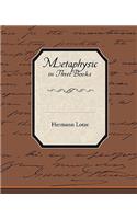 Metaphysic in Three Books