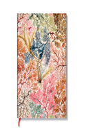 Paperblanks Anemone William Kilburn Softcover Flexis MIDI Lined Elastic Band 176 Pg 100 GSM