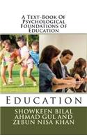 Text-Book Of Psychological Foundations of Education