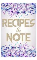 Blank Cookbook Recipes & Notes