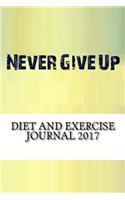 Diet and Exercise Journal 2017