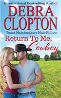 Return To Me, Cowboy: (10 Texas Matchmakers)