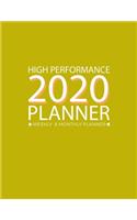 High Performance 2020 Planner Full-Year