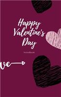 Happy Valentine's day notebook