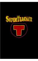 Super Teacher: Hangman Puzzles - Mini Game - Clever Kids - 110 Lined Pages - 6 X 9 In - 15.24 X 22.86 Cm - Single Player - Funny Great Gift