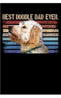 Best Doodle Dad Ever.: Vintage Style Goldendoodle Lined Notebook Journal Diary 6x9