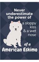 Never underestimate the power of a sloppy kiss & a wet nose of a American Eskimo: For American Eskimo Dog Fans