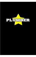 Plumber: Hangman Puzzles - Mini Game - Clever Kids - 110 Lined pages - 6 x 9 in - 15.24 x 22.86 cm - Single Player - Funny Great Gift