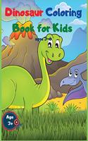 Dinosaur Coloring Book for Kids Ages 3-6