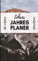 Lehrer Jahres Planer 2019 2020: A5 Lehrerplaner LINIERT Geschenkidee für Lehrer - Abschiedsgeschenk Grundschule - Klassengeschenk - Dankeschön - Geschenk-Buch zum Schulabschluss